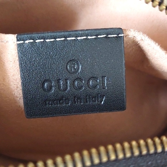 Gucci gg Mormont black leather quilted bag - Picture 12 of 13